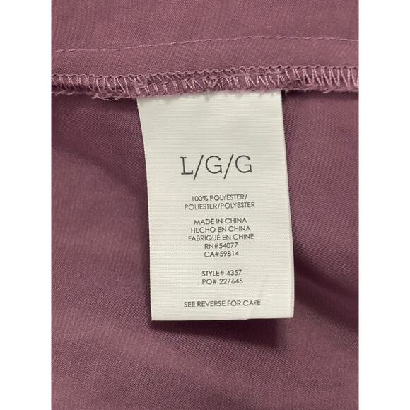 CAbi Tally Tank Top Women's Large Lilac Purple Ruffles V-neck Flowy Lightweight - Picture 9 of 9